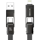 BlitzWolf BW-HDC7 4-in-1 USB + C + Lightning Cable 240W