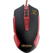 Blade Gaming OP4002, Oikeakätinen, USB A-tyyppi, 8000 DPI, Musta, Punainen, Keltainen
