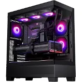 Phanteks XT View Mid Tower -ATX-kotelo ikkunalla, musta