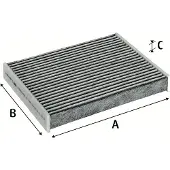 Valeo Suodatin, sisäilma 715802