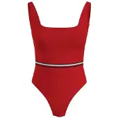 Tommy Hilfiger Square Neck One Piece Uimapuku