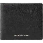 Michael Kors for man. 39S0LHDF1L Hudson slim wallet in black grained leather (OSFA), Casual