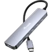 Equip 133499, Langallinen, USB 3.2 Gen 2 (3.1 Gen 2) Type-C, 100 W, Harmaa, 10 Gbit/s, 4K Ultra HD