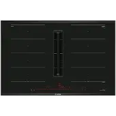 Bosch Serie 8 PXX895D66E, musta, Kiinteä, 80 cm, Keittoalueinduktioliesi, Keraaminen lasi, 4 alue(tta)