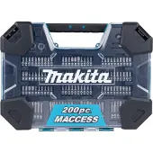 Makita Pora- ja ruuvipääsetti E-22610; 200 kpl.