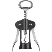 INNOVINE - Korkkiruuvi 19x9 cm Hopea/Musta
