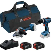 Bosch Työkalusarja 0615A5008Z; 18 V; 2x4,0 Ah akku