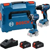 Bosch Akkukonesarja 0615A50090; 18 V; 2x5,0 Ah akku