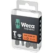 Wera Kärkisarja iskevälle ruuvinvääntimelle WE05057671001; Impaktor; 1/4''; 2x50 mm; 5 kpl.