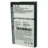 123accu Nokia BL-5J yhteensopiva akku 900 mAh