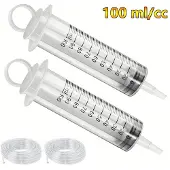 Hobby Hall 2kpl 100ML Ruisku Pehmeä Putki Muovi Eläinten Ruokintaan