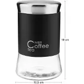 Hobby Hall Musta lasinen mausteastia 1000 ml