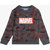 Marvel Paita, Harmaa/Punainen, 8 vuotta