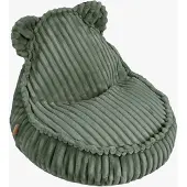 Meowbaby Churros Säkkituoli Teddy, Olive Sage Green