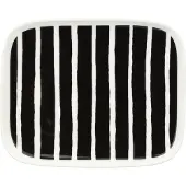 Marimekko Piccolo Plate 15X12Cm - Black - 15X 12CM