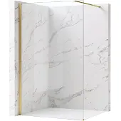 REA Walk-in suihkuseinä Flexi Transparent / Brush Gold 100