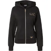 EA7 for woman. 7W001044_AF12482 Evolution black sweatshirt (M), Sport, Polyester