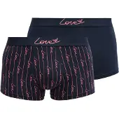 Emporio Armani for man. EM001014_AF19049 Set 2 Boxers Valentine navy (S), Homewear, Cotton