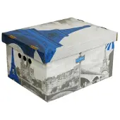 Hobby Hall Laatikot tavaroille A4 Paris, 2 kpl, 25x18x33 cm