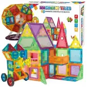Hobby Hall Magneettiset rakennuspalikat suuret 3D-paneelit lapsille setti Click4Toys monivärinen
