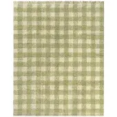 Lorena Canals Pestävä Vichy Matto 150x180 cm, Matcha