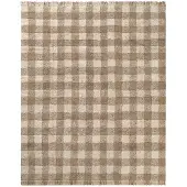 Lorena Canals Pestävä Vichy Matto 150x180 cm, Marron