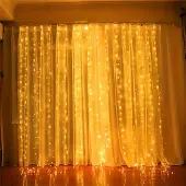Hobby Hall LED Verhot Valot - USB Kauko-ohjattava, Šiltai balta