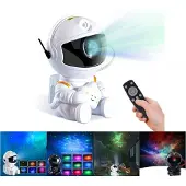 Blun LED Prožektors Sitting Astronout 360 degree Rotate Head Star Sky & Nebula projector with Remote White 9589046927393 ID75183282 (9589046927393)