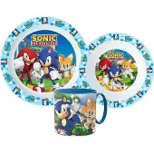 Hobby Hall Sonic the Hedgehog -illalliset, mikromuoviset astiat, muki 265 ml