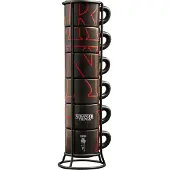 Bialetti Pinottavat Stranger Things -kupit, 6 x 80 ml