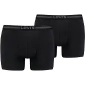 Levi's Levis Men Tencel Boxer Brief 2P - Black - S