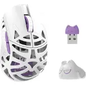 WLMouse Beast Miao - Langaton Pelihiiri - Valkoinen [Omron Opticals]