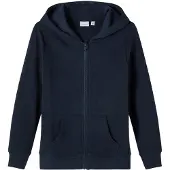 Name it Nkmnesweat Card W Hood Bru Noos - Navy - 122-128