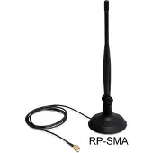 DeLOCK 88413, 4 dBi, 2.4 - 2.5 GHz, IEEE 802.11b, IEEE 802.11g, IEEE 802.11n, IEEE 802.3, IEEE 802.3u, 50 Ω, Ympyräsäteilyantenni, RP-SMA