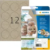 Herma 10762, Ruskea, Pyöreä, Kiinteä, A4, Universaali, Paperi