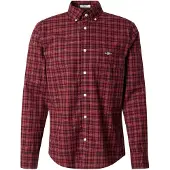 Gant Reg Classic Poplin Check Shirt - Red - XXL