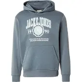 Jack & Jones Jjmako Sweat Hood - Grey - S