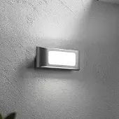 In.tec® Led ulkoseinävalaisin Desert, Musta, Alumiini, Moderni