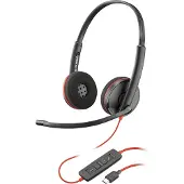Poly Blackwire 3220 -kuulokemikrofoni, musta