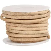 Creativ Company Nahkanauha, paksuus 4 mm, luonnonrusk., 5 m/ 1 rll