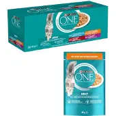 Purina One 40x85g Adult lajitelma kissan märkäruoka