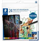 Staedtler Väriliitu pehmeä 24 kpl 100% PEFC