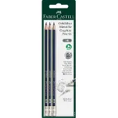 Faber-Castell 116896, HB, Sininen, Harmaa, Kupla, 3 kpl