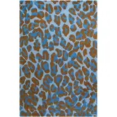 Decotique Leopard matto 180x270 Cm - Kuviolliset matot Villa Sininen - BLUELEOP180X270