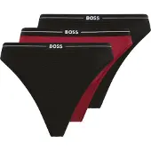 BOSS 3P Thong - Black - S