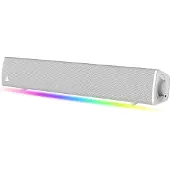 Creative Labs Sound Blaster GS3, kompakti RGB-Soundbar, Bluetooth 5.4, valkoinen