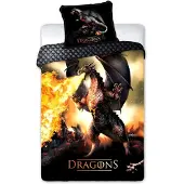 MCU Fire Dragon Vuodevaatteet 140x200 cm - 100 prosenttia puuvillaa