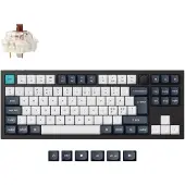 Keychron Q3 Max QMK TKL Langaton Mekaaninen Näppäimistö [Gateron Jupiter Brown]
