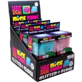 NeeDoh Nice Cube Glitter & Glow 3 fidget (lajitelma)