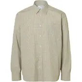 Selected Paita 'SLHRLXLARRY' tummabeige / musta